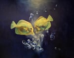 Marlène Stevers 2023 - Beauties in the Dark, 50x40 Olieverf op paneel